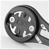 VIRELLO Supporto per bicicletta, in lega di alluminio, staffa per manubrio Garmin, CateyeBryton, angolo regolabile, supporto GPS, 142 mm, nero
