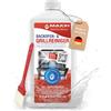 Maxxi Clean | Kit di pulizia per forno e grill | 750 ml di gel con 1 pennello | detergente e sgrassatore extra potente per forno, piano cottura e grill | scioglie le incrostazioni