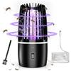 Tiptop Home Lampada Antizanzare Elettrica, 4200V UV Zanzariera Elettrica Impermeabile IPX4, Lampada Anti Insetti Ricaricabile Trappola per Insetti, per Casa Giardino Interno Esterno Cucina