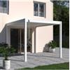 Ombréa Pergola bioclimatica ombrÉa vs in alluminio bianco 308x308x257 cm