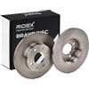 RIDEX 82B0384 2x Disco freno Anteriore Posteriore senza viti/bulloni Compatibilità con FORD KA RU8