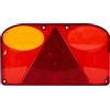 Fristom FT-088 KLPM Copertura Lente di Ricambio per Fanale Posteriore Sinistro 6 Funzioni 238x138mm Luce Targa Fendinebbia Stop Direzione Triangolo per Rimorchio Camion