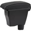 BILKAR Compatibile con Smart 450 451 453 454 per Fortwo per Forfour Scatola Bracciolo Centrale per Auto Scatola Portaoggetti per Bracciolo Auto Console Centrale Organizer 3USB Bracciolo Box(3)