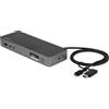 StarTech.com Docking station USB-C e USB-A - universale per portatili, doppio 4K DP HDMI, 60W PD, Mac/Windows/Chrome OS, Hub 4x USB 5Gbps, GbE [DK30C2DPPDUE]