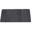 ANRO Zerbino Mischa - Zerbino per interni ed esterni - Antiscivolo e facile da pulire - Per corridoio, ingresso, balcone, negozio - Grigio - 50 x 100 cm