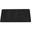 ANRO Mischa, zerbino per interni ed esterni, antiscivolo e facile da pulire, corridoio, ingresso, balcone, commerciale Mischa, nero, 50 x 100 cm