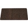 ANRO Tappeto cattura sporco Mischa - Zerbino tappeto per porta per interni ed esterni | antiscivolo e facile da pulire corridoio, ingresso, balcone, commerciale Mischa marrone 50x100cm