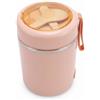 Bewinner Box Pranzo Elettrico Portatile 600ml USB, Scalda Alimentare con Temperatura Costante 60°C, Acciaio Inossidabile 304 Antiperdite per Viaggio e Ufficio