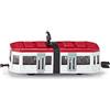 siku 1011, Tram, Metallo e Plastica, Bianco e Rosso, Ganci di traino standard per agganciare vagoni di treni