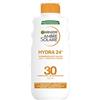 Garnier Ambre Solaire Latte Protettivo Solare SPF 30 Crema Solare Idratante con Burro di Karitè (1 x 200 ml)