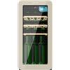 Cecotec Cantina da vino 18 Bottiglie Bolero GrandSommelier Origin 18 Hit Beige. Cantina per vino retrò, beige, 18 bottiglie, NoFrost, 5-20 ºC, LED, compressore, ripiani in legno