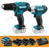Makita Kit trapano percussione e avvitatore a batteria 12V Makita® CLX228SAX2