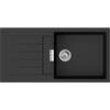hansgrohe 43358170 S52 S520-F480 480 - Lavello da incasso con scolapiatti, colore: Nero grafite