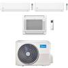 Midea Climatizzatore Condizionatore Midea Evolution WiFi + Console Pavimento R32 Trial 9000 + 12000 + 12000 BTU con U.E. M3OA-27HFN8-Q INVERTER Classe A++/A+