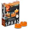 Spaas 24 lumini profumati in tazza trasparente trasparente, 4,5 ore, tempi scintillanti