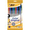 BIC 830865 bastone penna a sfera, colore: Nero, Blu, Verde, Rosso 10PEZZO (i)