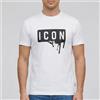 Icon T-shirt Icon con logo da uomo rif. IUT019, Bianco