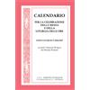 Calendario per la celebrazione della Messa e Liturgia delle Ore. Anno liturgico 2026-2027