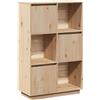 Mhdvray Highboard in pino massiccio, 74 x 35 x 117 cm, armadio sottile con ampio spazio di archiviazione, design moderno per corridoio, soggiorno e camera da letto