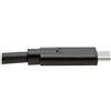 Tripp-Lite Cavo Tripp Lite da USB Tipo C a USB C USB 3.1 5A Valutazione 100W 5 Gbps Thunderbolt 3 Compatibile M/M 6ft