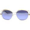 EQUIPE VISTA Occhiali da sole donna CRYSTAL CUT EQUIPE vintage anni 80 lente a specchio nuovi