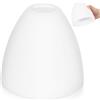 OSALADI Lampada a forma di campana in vetro E27 paralume a cupola bianca copertura di ricambio per lampadari illuminazione a sospensione applique da parete