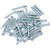 Hilitand M4.2 - Viti autofilettanti, viti a testa piatta in metallo, set di viti di coda di perforazione, bulloni per fissaggio di lamiera(M4.2 x 32(50 pezzi)
