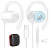 TOPAUX USB Tipo C Cuffie Open Ear Regolabile Over Ear Gancio Auricolare Cavo Auricolare Laptop Wired Auricolari per iPhone 17 Pro Max 16 16e 15 Samsung A17 A16 S25 S24 S23 per iPad A16 Pixel 10 9a