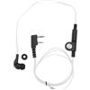 EMSea Auricolare con spina K a 2 pin con PTT compatibile con radio Baofeng Uv5R Bf-888S (cavo bianco)