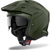 Airoh CASCO JET KOMBAKT COLOR MILITARY GREEN MATT AIROH : Taglia Int - L