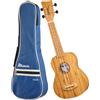 GEWA MANOA K-SO-BBE Ukulele Soprano Elettrico Elettrificato con Custodia Ukul...