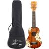 KALA KA-HIBISCUS-S Ukulele Soprano in Mogano con Borsa