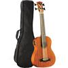 EKO Duo Ukubass Fretless Natural Ukulele Elettrificato con Borsa - Eko Duo