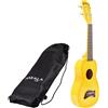 KALA MK-SD/YLBURST Ukulele Soprano Dolphin Giallo Burst Lucido con Custodia U...