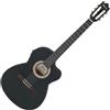 IBANEZ GA5MHTCE-WK Weathered Black Open Pore Chitarra classica elettrificata ...