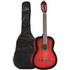 EKO CS-10 Red Burst con Borsa Chitarra Classica 4/4 da Studio Principianti
