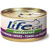 Life Cat Natural Tonno con Fegatini di Pollo - 85 gr