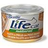Life Cat Le Ricette Filetti di Pollo con Pesce Bianco e Zucca - 150 gr