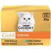 Gourmet Gold - Tortini Multipack 24×85 - Pollo/Manzo/Tonno/Salmone