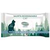 Inodorina Green Salvietta Bio Cat Pelo Corto - Argan e Malva - 30 pz