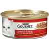 GOURMET Rosso Gatto Trancetti in Gelée con Tacchino, Anatra e Verdure 195 gr