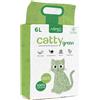 AqpetFriends Catty Green Lettiera naturale alla soia profumazione Gelsomino 6 Lt
