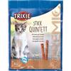 Trixie PREMIO Stick Quintett - Gusto Agnello e Tacchino - 5 x 25 gr