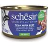 Schesir Complete Nutrition 85 gr - Tonnetto con Manzo in Gelatina