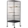 AQPET Voliera Gabbia per Volatili Uccelli Canarini Completa, Senza Tetto - 146x54x54 cm