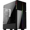 Aerocool Case Aerocool Playa Midi-Tower, Tempered Glass Nero