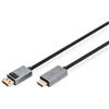 Digitus Cavo adattatore DigitusDB-340202-018-S DisplayPort a HDMI tipo-A 1.8m/4K/Nero [AKASSVA00000026]