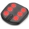COMFIER Massaggiatore per Piedi Elettrico con Funzione di Riscaldamento e Impastamento, Massaggiatore Shiatsu 2 in 1 per Piedi e Schiena, Scaldapiedi Elettrico Adatto a Tutte le Misure, Regalo Donna