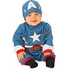 Rubie's Baby Captain America Marvel per Neonati (0 - 6 mesi) (510361-NB)