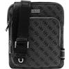 GUESS borsa a tracolla Boston Crossbody Flat Black grigio scuro